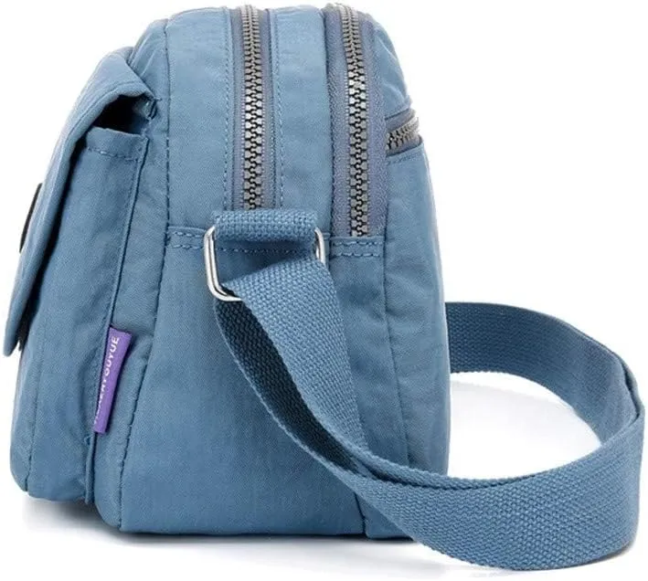 Small Shoulder Bags,purses for Women Vegan Leather Crossbody Handbag Clutch Hobo Purse Soft Bucket Bag In Denim, B4/deep Blue