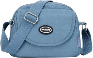 Small Shoulder Bags,purses for Women Vegan Leather Crossbody Handbag Clutch Hobo Purse Soft Bucket Bag In Denim, B4/deep Blue