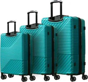 Stylish Hardshell Luggage Set for Stress-Free Travel, Double Spinner Wheels, Lightweight and Spacious (20'', 24'', 28'')
