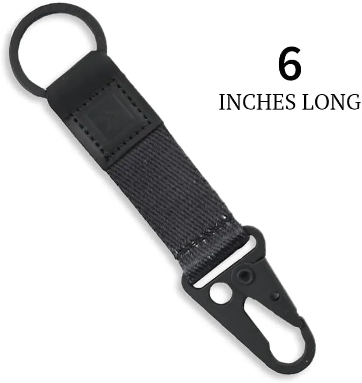Thread Wallets Durable Keychain Hook Belt Clip - Compact Design