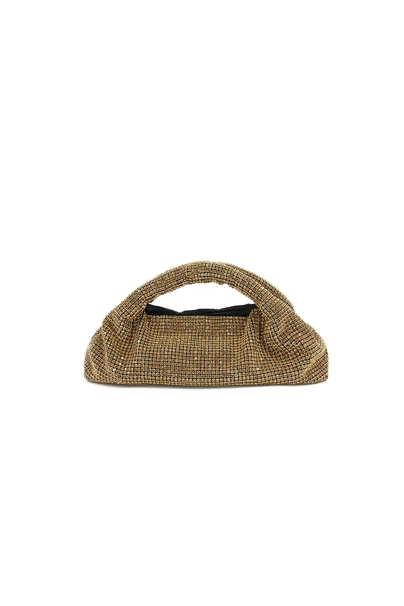 Top Handle Shimmer Clutch