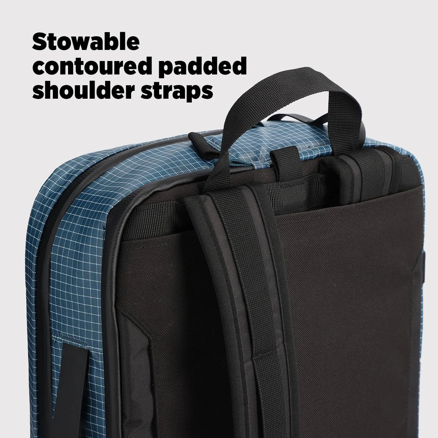 Topo Designs Apex Global Briefcase  Nylon Ripstop Fabric, Weatherproof Commuting Travel Pack with Oversized Zips, Made with 100% Recycled Materials (Black)