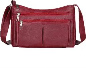 Tote Bag For Women Casual Leather Retro Shoulder Bags Versatile Cross Body Handbags For Shopping Travel Essential E