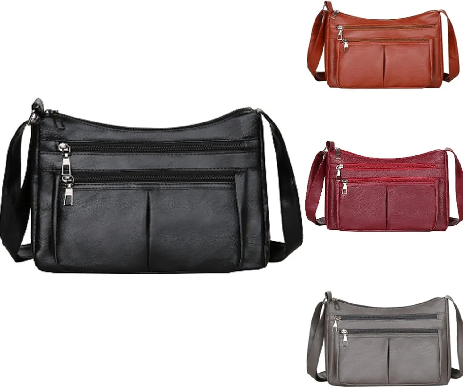 Tote Bag For Women Casual Leather Retro Shoulder Bags Versatile Cross Body Handbags For Shopping Travel Essential E