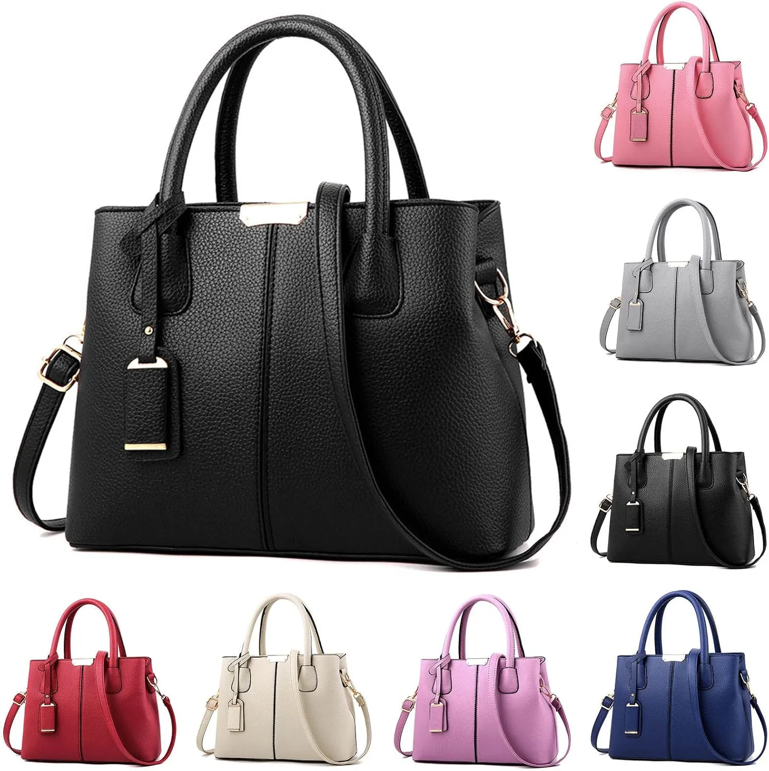 Tote Bag For Women High Capacity Zipper Hobo Messenger Bag New Pattern Simple Handbag Shoulder Bags Cross Body Bags D