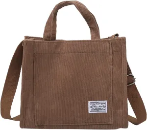 Tote Bag For Women Large Capacity Canvas Handbag Letter Printed Shoulder Messenger Bag Crossbody Bags For Shopping