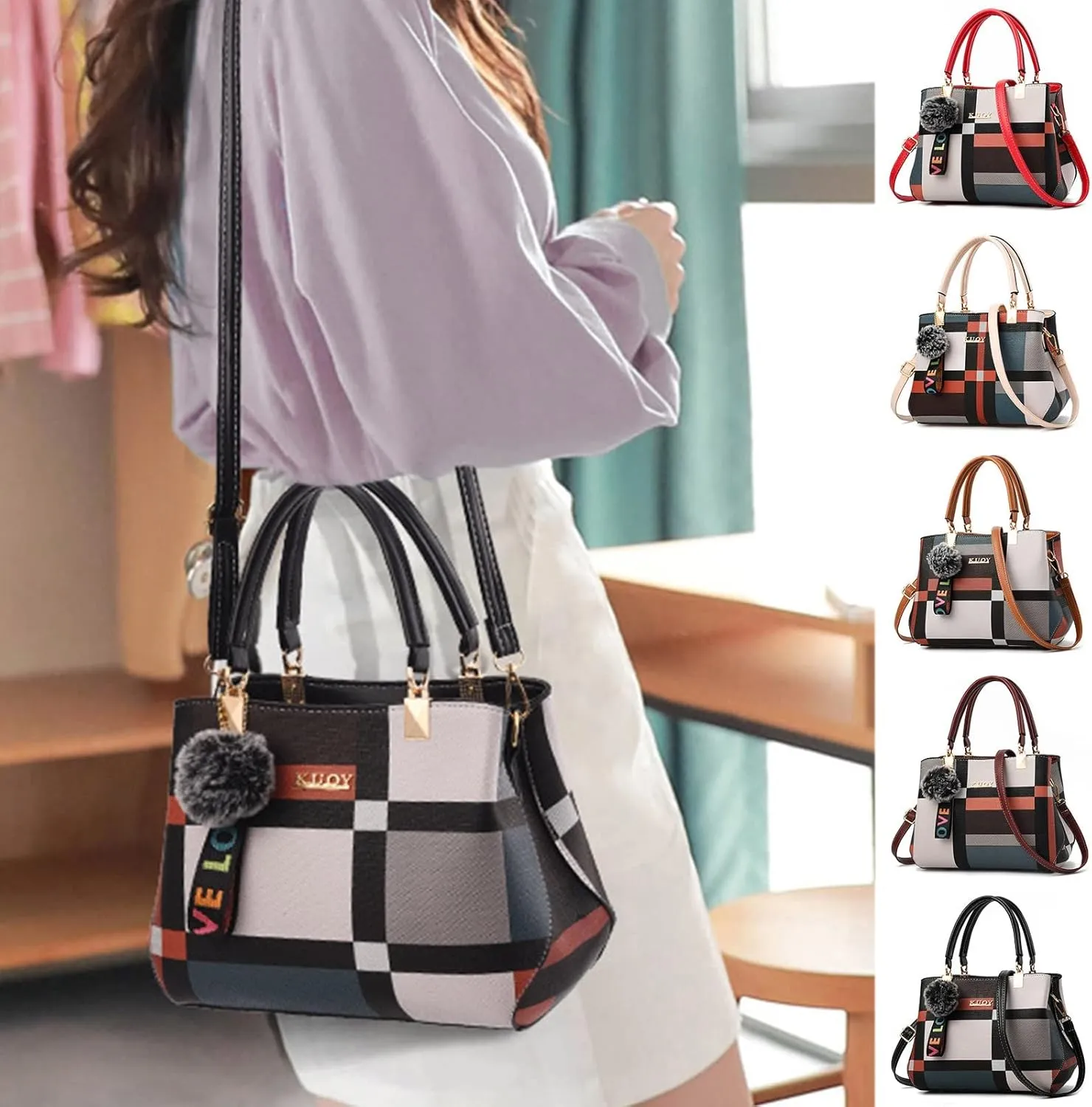 Tote Bag For Women Retro Hobo Handbags Woman Large Designer Ladies Bag Pocket Purse Leather For Daily Shopping Travel
