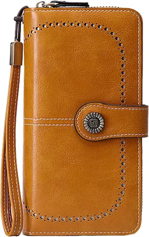 Tote Bag For Women Women'S Solid Color Long Purse Leather Wallet Ladies Large Handbags For Shopping Travel Essential A