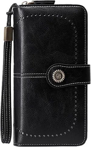 Tote Bag For Women Women'S Solid Color Long Purse Leather Wallet Ladies Large Handbags For Shopping Travel Essential A
