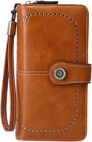 Tote Bag For Women Women'S Solid Color Long Purse Leather Wallet Ladies Large Handbags For Shopping Travel Essential A