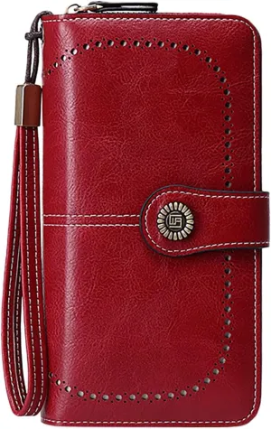 Tote Bag For Women Women'S Solid Color Long Purse Leather Wallet Ladies Large Handbags For Shopping Travel Essential A