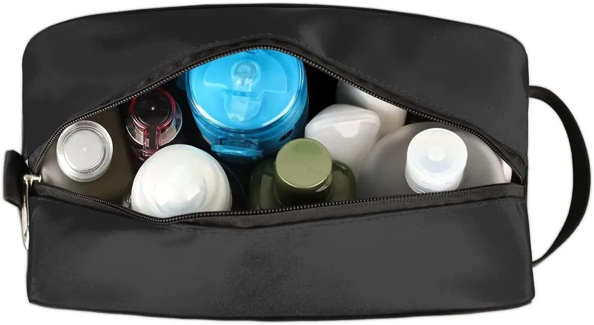 Travel Toiletry Bag for Boys Kids, Blue 3D Soccer Waterproof Hanging Dopp Kit for Men, Shaving Bag with Large Capacity for Travel, Sports, Shower