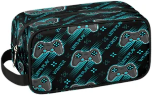 Travel Toiletry Bag for Boys Teens, Game Controller Waterproof Hanging Dopp Kit for Women Men, Shaving Bag with Large Capacity for Travel,Sports Shower
