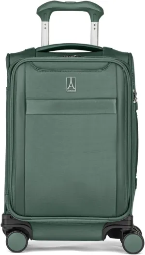 Travelpro VersaPack  Lightweight Softside Expandable Carry on Luggage, 8 Spinner Suitcase, TSA Lock, Men and Women, Compact Carry On 20-Inch, Desert Sage Green