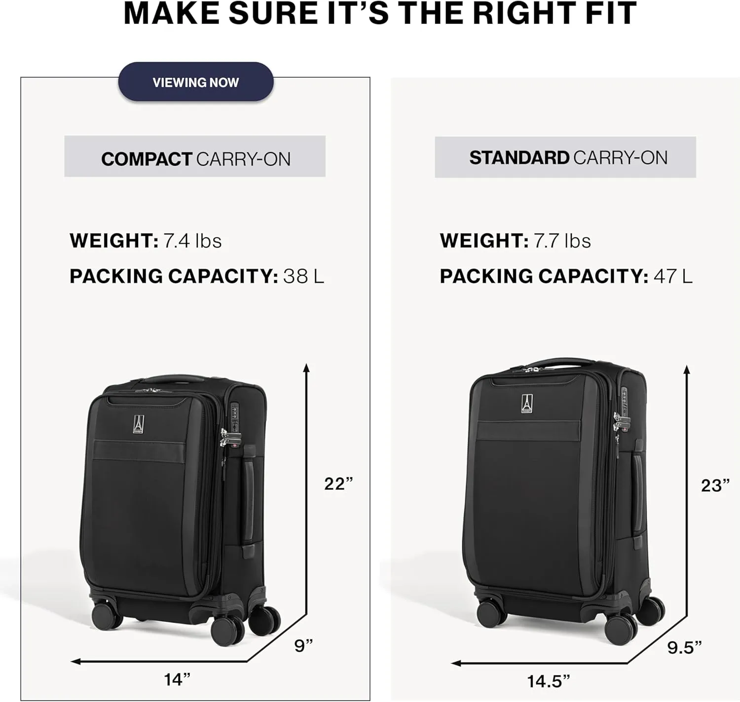 Travelpro VersaPack  Lightweight Softside Expandable Carry on Luggage, 8 Spinner Suitcase, TSA Lock, Men and Women, Compact Carry On 20-Inch, Desert Sage Green