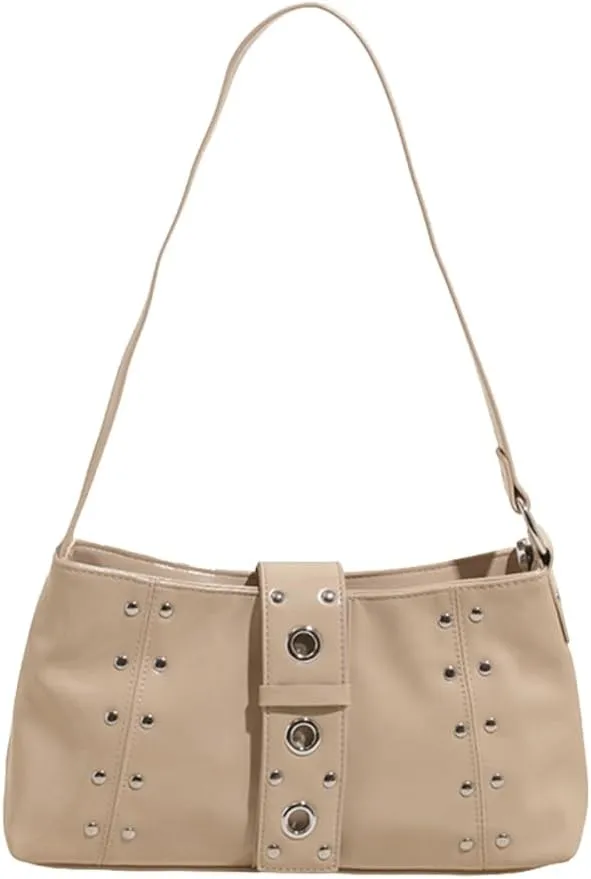 Trendy Leather Shoulder Bags for Women Dumpling Small Hobo Bags Y2k Underarm Purse Ladies Clutch 2025
