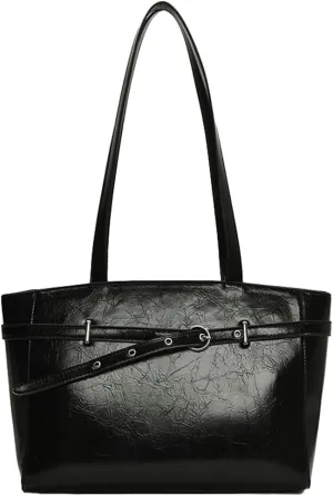 Trendy Shoulder Bag Work Purse For Women Vegan Leather Small Tote Handbag Womens Summer Versatile Satchel Purse Travel 2025