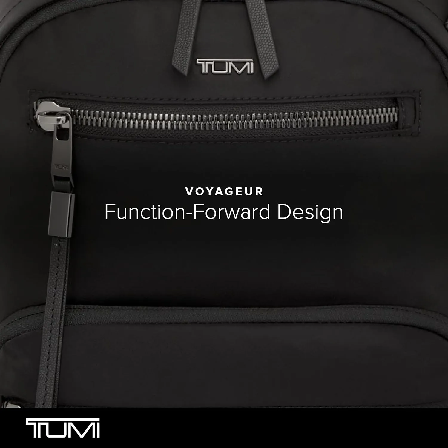 TUMI - Voyageur Denver Backpack - Fits up to a 12" Laptop - Premium Everyday Compact Bag - Black & Gunmetal