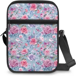 Unisex Travel Messenger Bags Small Crossbody Bag for Women Men Sling Purse for Phone Holder