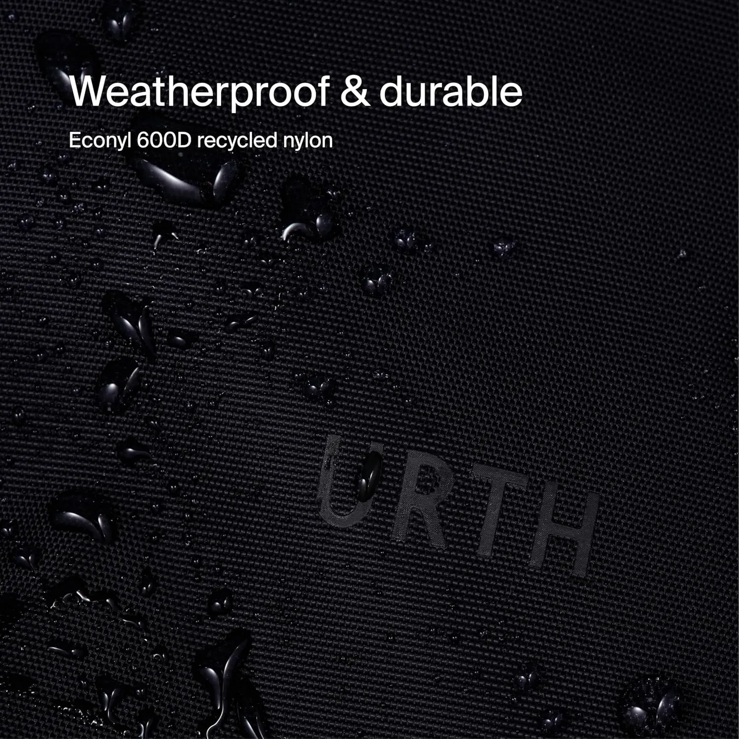 Urth Norite 24L Modular Camera & Laptop Travel Backpack  Water Resistant, Anti-Theft, Recycled Bag for DSLR, 13-16 Inch Laptop in Black