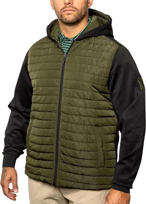 USAG Awesome Hybrid Quilted Golf Jacket for Men - Puffer Golf Down Jacket