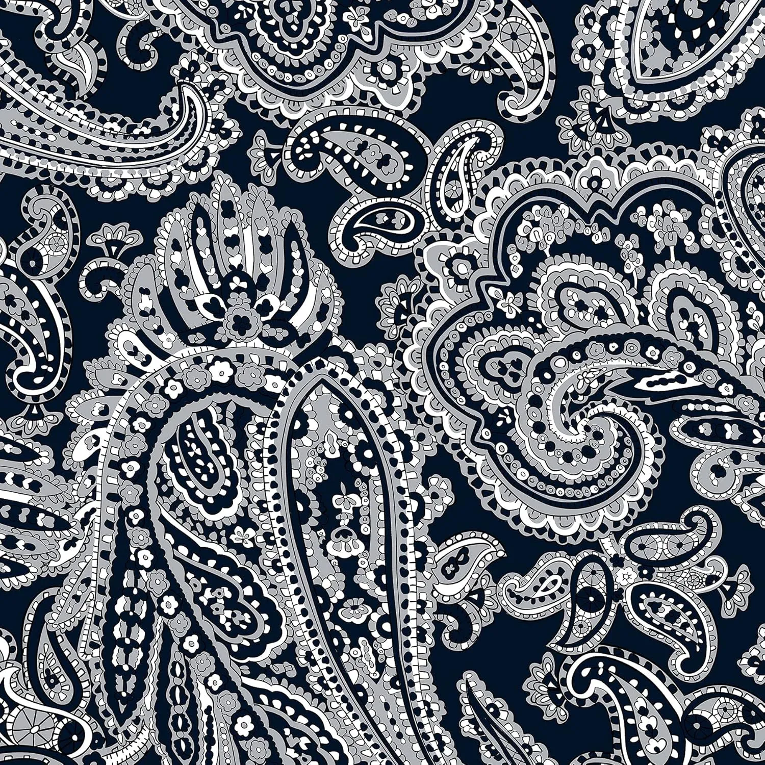 Vera Bradley Women's Performance Twill Compact Zip Hanging Travel Organizer, Deep Night Paisley Neutral, One Size