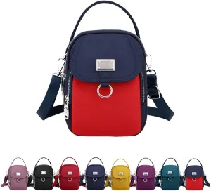Waterproof Women Crossbody Bag, Lightweight Mini Crossbody Shoulder Phone Bag, Oxford Messenger Bags All-match Cellphone Bag