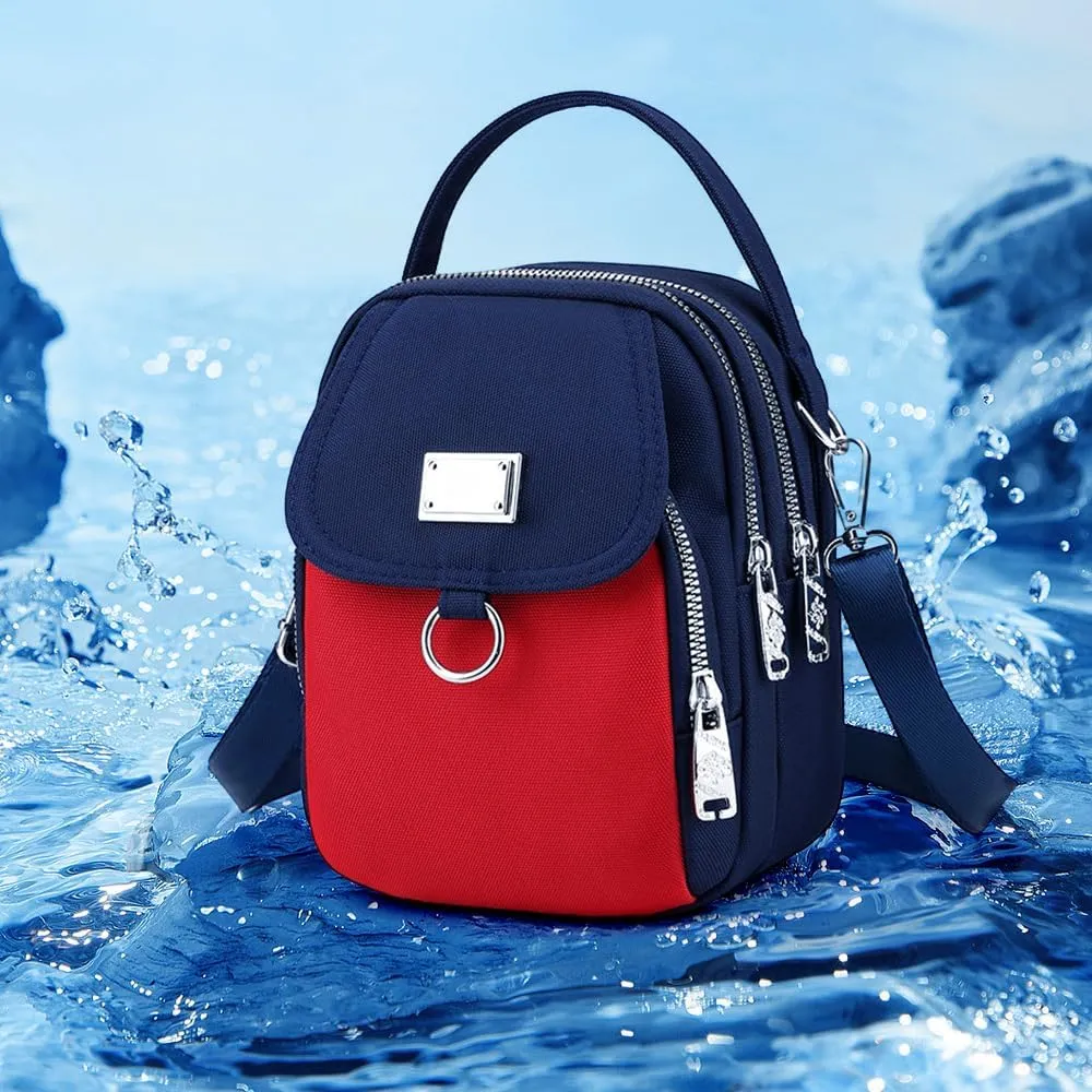 Waterproof Women Crossbody Bag, Lightweight Mini Crossbody Shoulder Phone Bag, Oxford Messenger Bags All-match Cellphone Bag