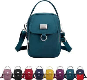 Waterproof Women Crossbody Bag, Lightweight Mini Crossbody Shoulder Phone Bag, Oxford Messenger Bags All-match Cellphone Bag