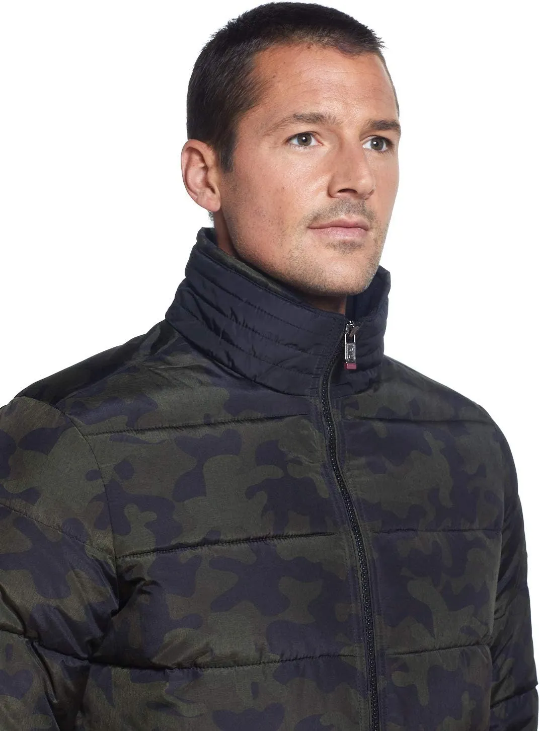 Weatherproof Hooded Puffer Jacket for Men - Water Resistant Bubble Coat for Men | Puffy Alternative Down Jacket