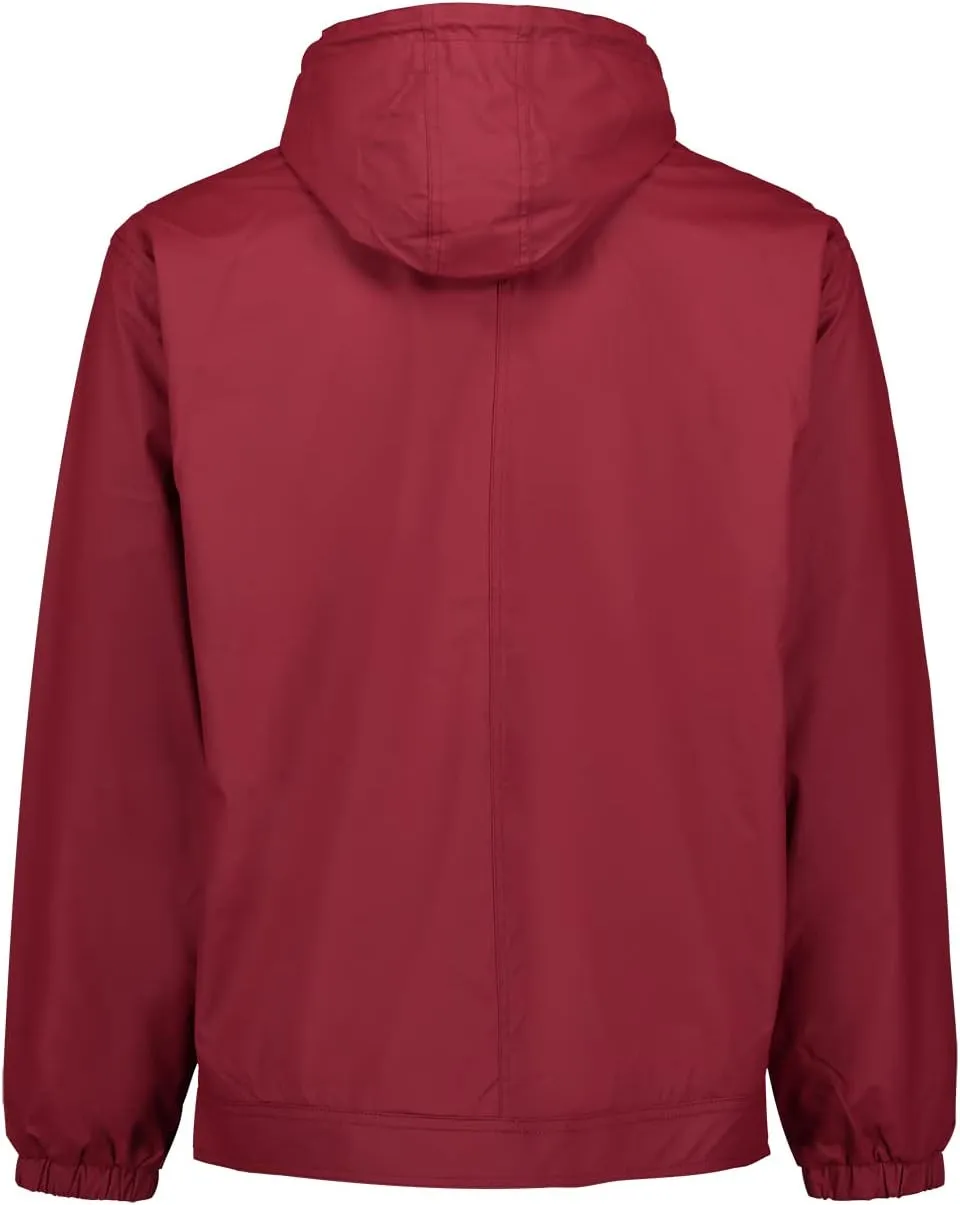 Weatherproof Vintage Mens Lightweight Waterproof Coated Hooded Rain Jacket- Light Windbreaker Raincoat for Men- Rain Slicker