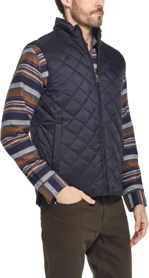 Weatherproof Vintage Mens Quilted Puffer Vest - Lightweight Padded Insulated Vest for Men