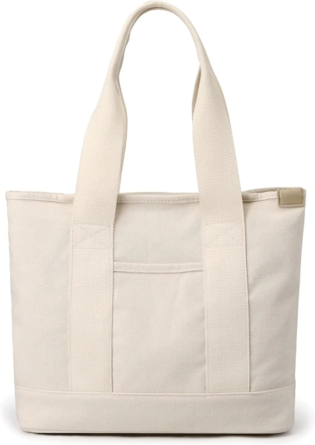 Women's Casual Black Canvas Bag Top Handle Large Capacity for Work, Travel Purposes, Convenient Shopping Bag