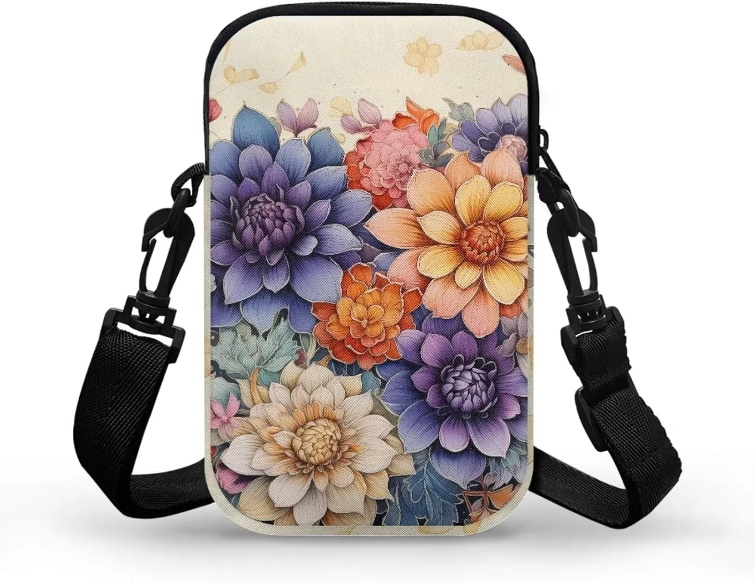 Women's Crossbody Bags Travel Shoulder Sling Bags Cell Phone Case Purse with Front Pocket