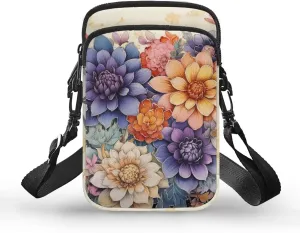Women's Crossbody Bags Travel Shoulder Sling Bags Cell Phone Case Purse with Front Pocket