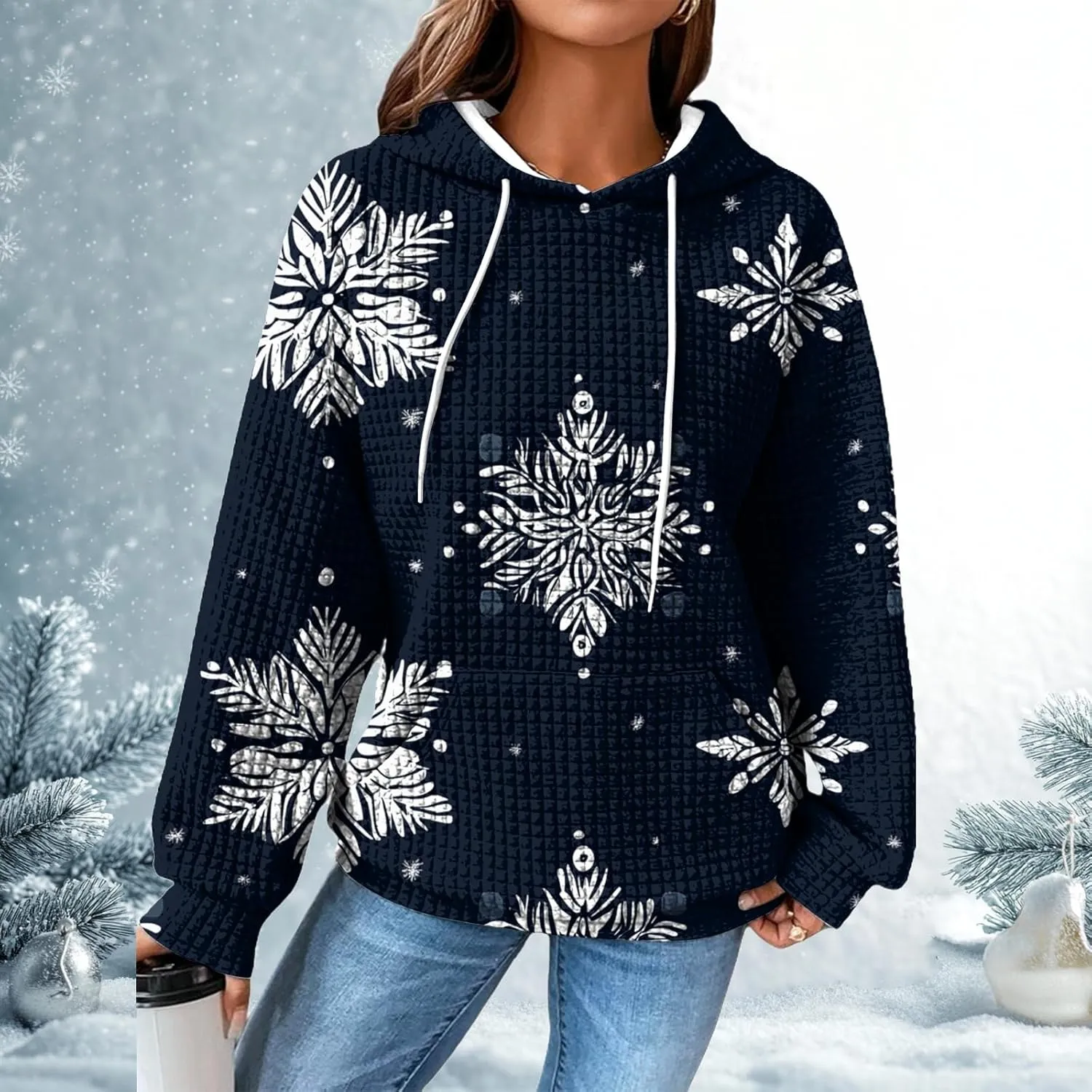 Womens Oversized Lightweight Hoodie Graphic Hooded Sweatshirt Comfy Casual Long Sleeve Loose Fit Trendy Tops