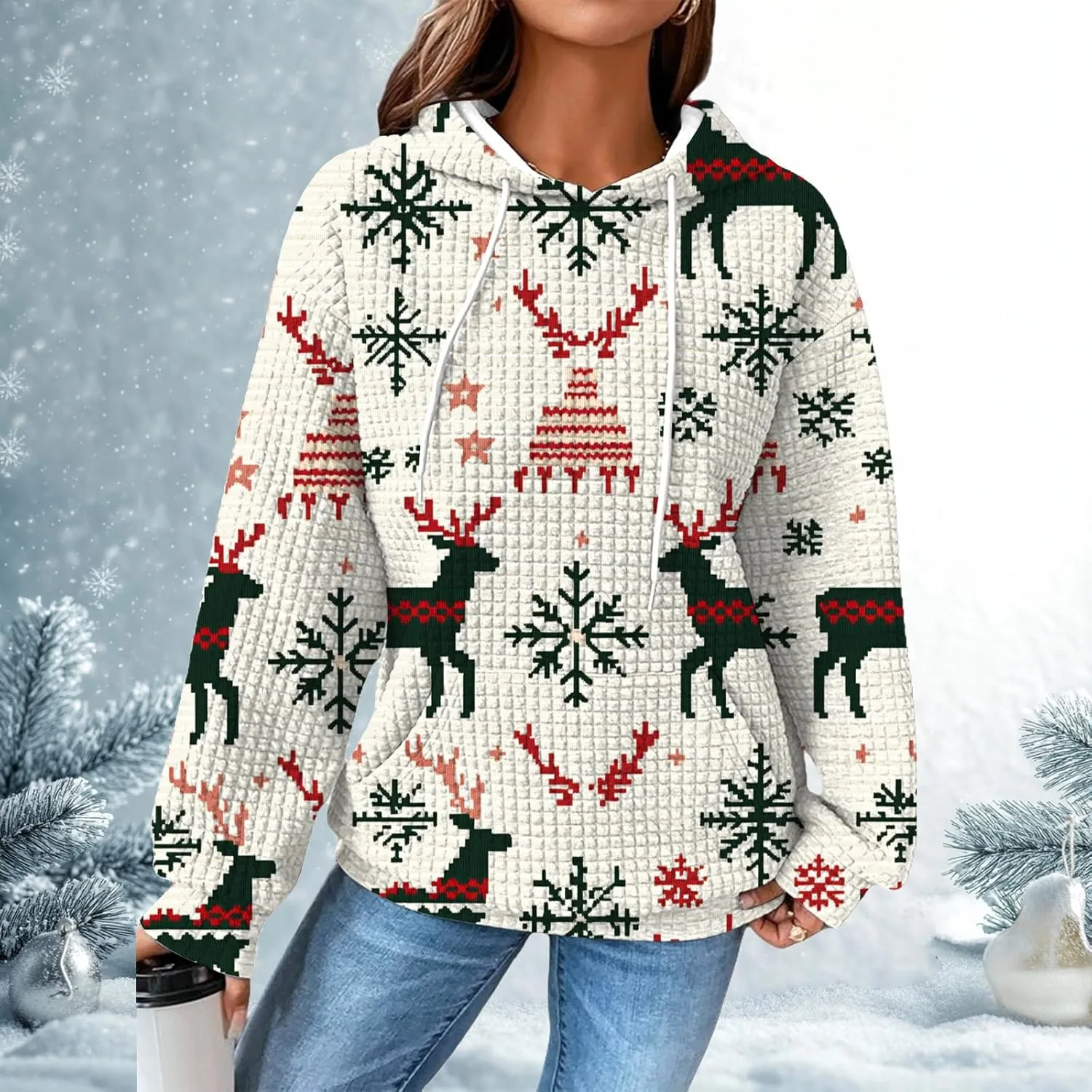 Womens Oversized Lightweight Hoodie Graphic Hooded Sweatshirt Comfy Casual Long Sleeve Loose Fit Trendy Tops