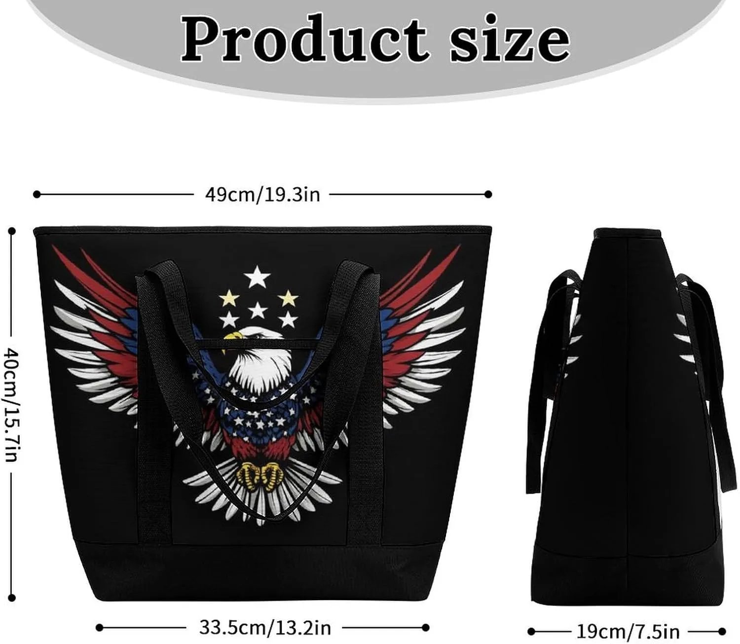 Women's Spacious Thermal Shoulder Bag Stylish Insulated Shopping Tote