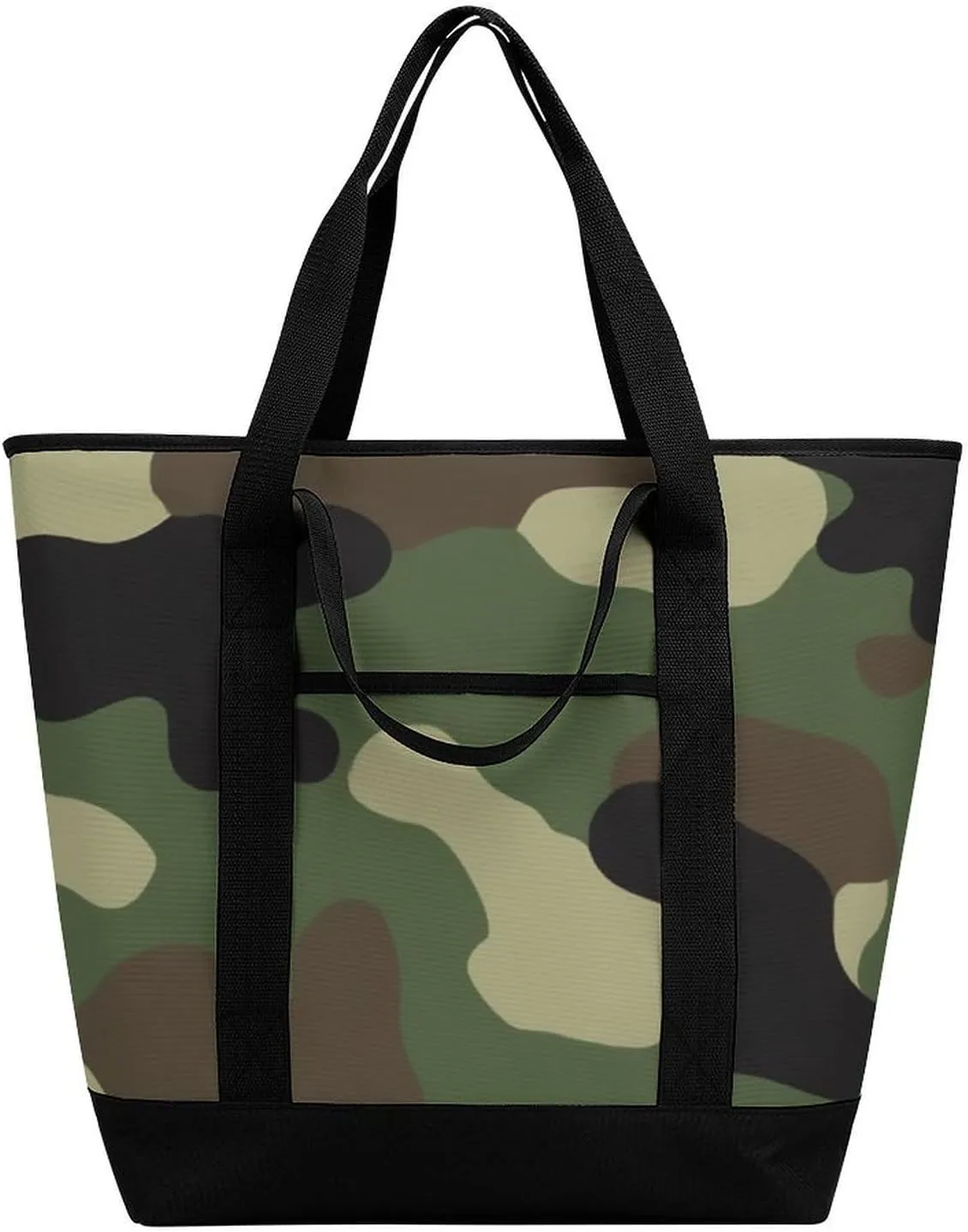 Women's Spacious Thermal Shoulder Bag Stylish Insulated Shopping Tote