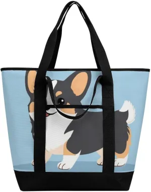 Women's Spacious Thermal Shoulder Bag Stylish Insulated Shopping Tote
