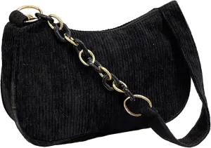 Women's Trendy Purses Vegan Leather Hobo Handbags Casual Travel Tote Foldable Hobo Bags Lightweight Puffer Bag(Black)