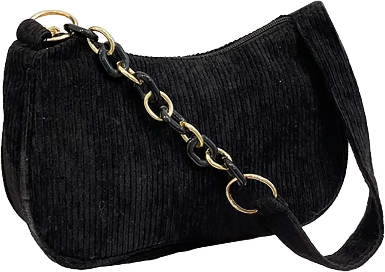 Women's Trendy Purses Vegan Leather Hobo Handbags Casual Travel Tote Foldable Hobo Bags Lightweight Puffer Bag(Black)