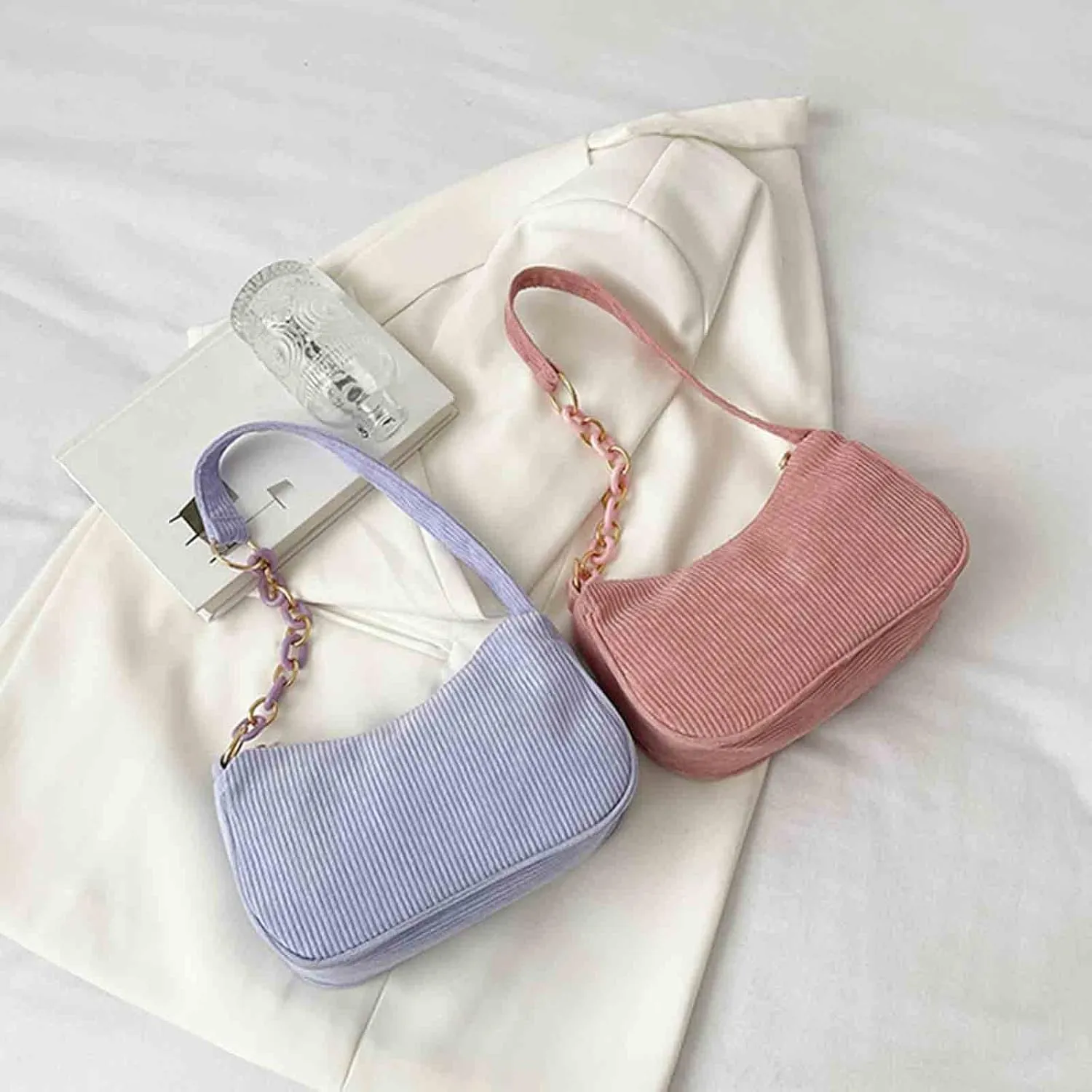Women's Trendy Purses Vegan Leather Hobo Handbags Casual Travel Tote Foldable Hobo Bags Lightweight Puffer Bag(One Size)
