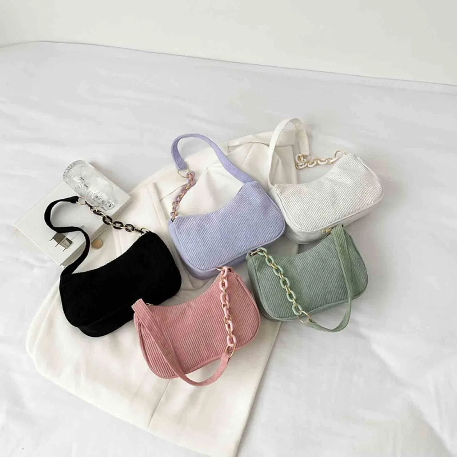Women's Trendy Purses Vegan Leather Hobo Handbags Casual Travel Tote Foldable Hobo Bags Lightweight Puffer Bag(One Size)