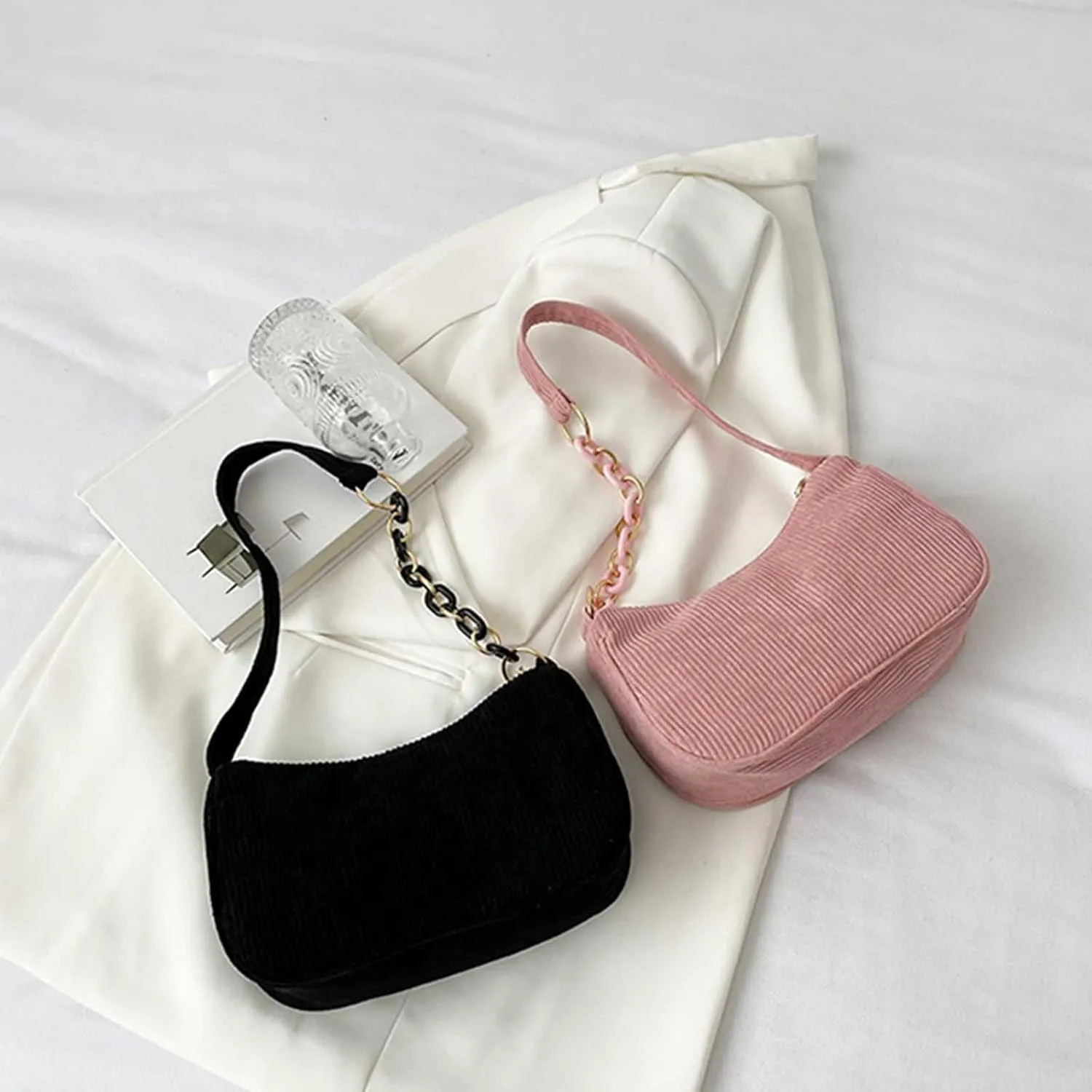 Women's Trendy Purses Vegan Leather Hobo Handbags Casual Travel Tote Foldable Hobo Bags Lightweight Puffer Bag(One Size)