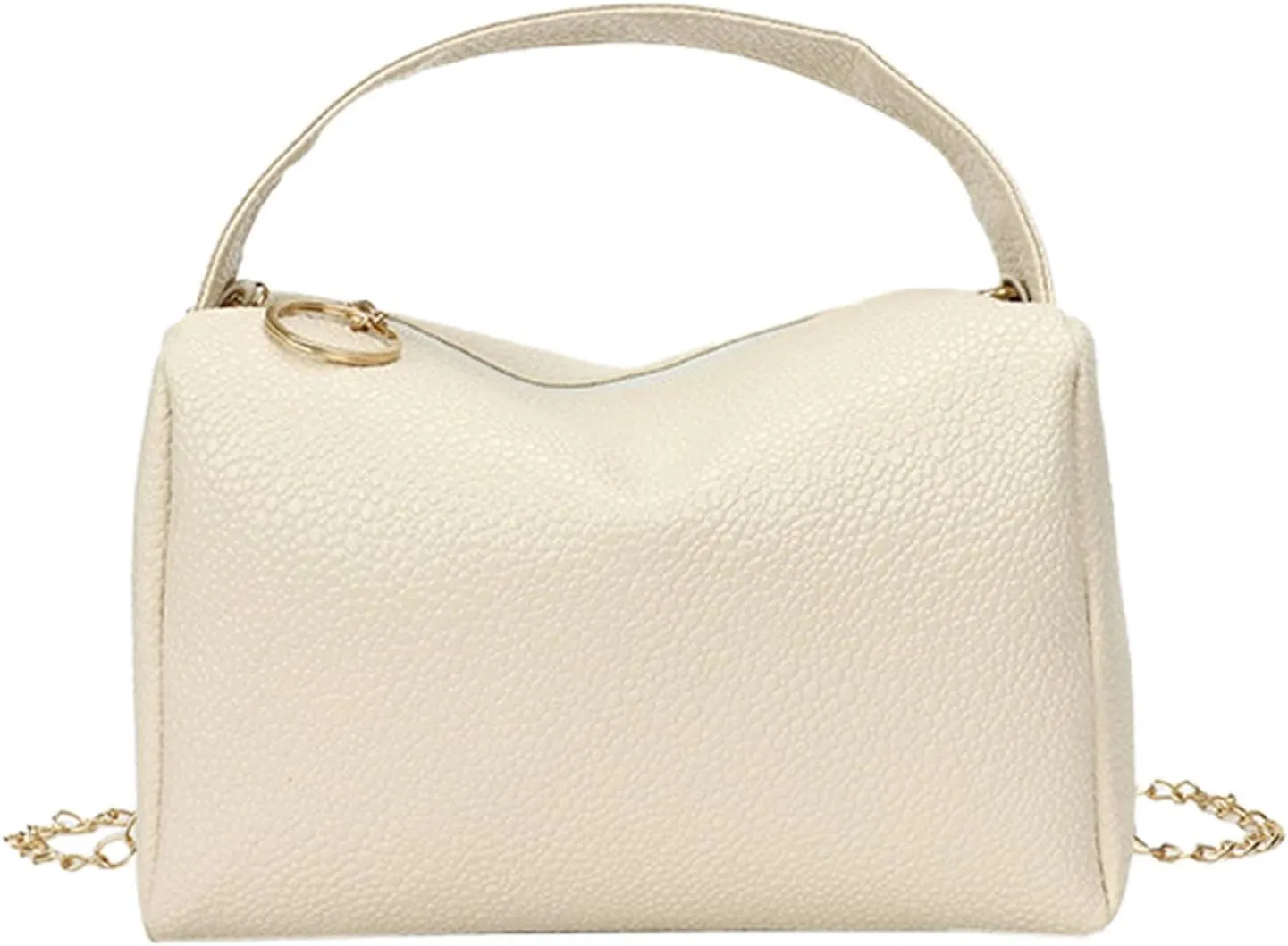 Women's Trendy Purses Vegan Leather Hobo Handbags Trendy Designer Shoulder Bags for Women Womens Shoulder Purse(White)