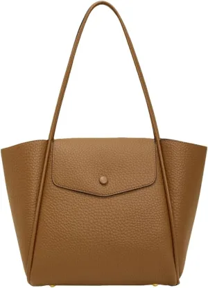Womens Vegan Leather Tote Bag Stylish Work Shoulder Purse Spacious Shopping Handbag Top Handle Satchels 2pcs
