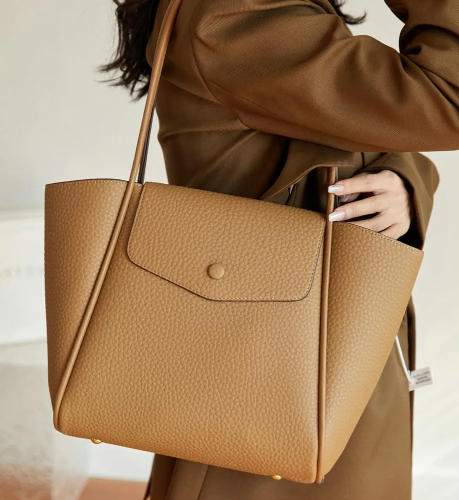 Womens Vegan Leather Tote Bag Stylish Work Shoulder Purse Spacious Shopping Handbag Top Handle Satchels 2pcs