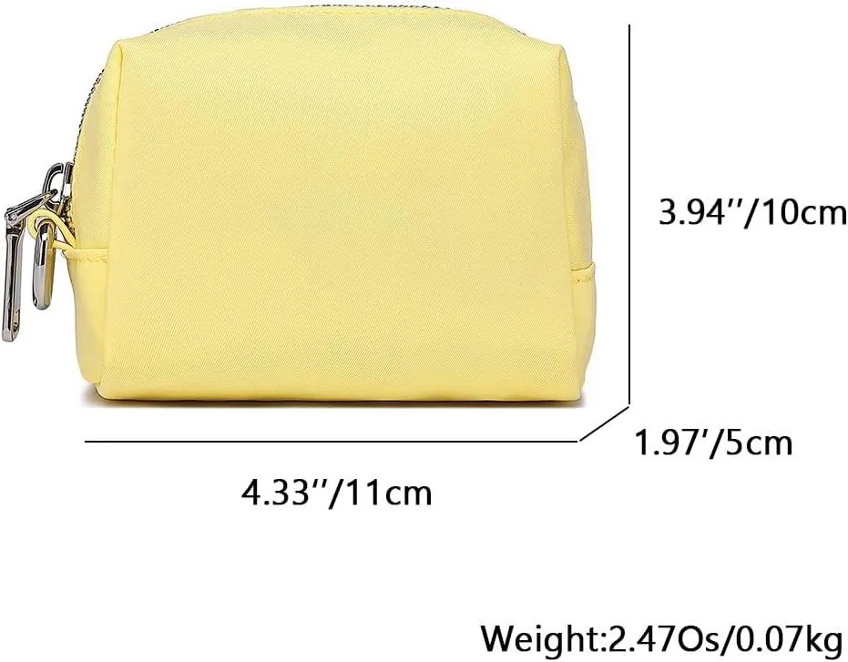 Wristband Bag for Women's Makeup nylon Small Wristlet Pouch Lightweight Stylish Convenient Storage Solution